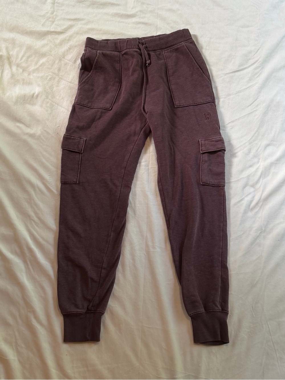 PINK Victoria's Secret Men's Cargo Sweatpants in Plum